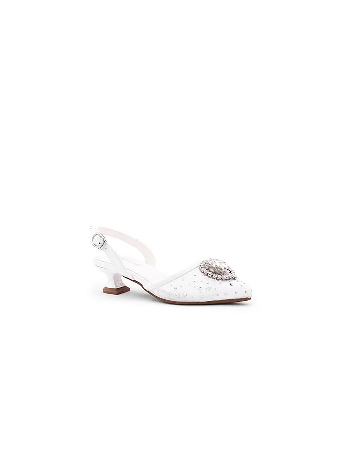 كابلي كعب عالٍ نسائي بحزام خلفي